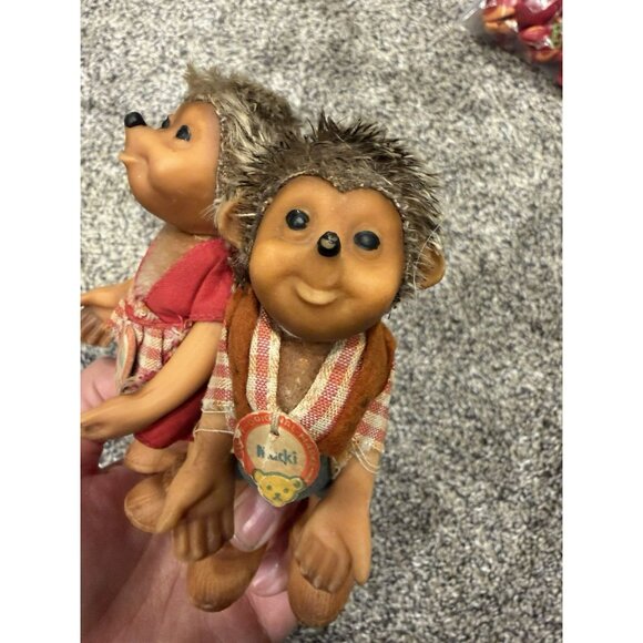 Couple Of Figurine Old Steiff Macki And Mucki Years 50 Collection Vintage - Picture 6 of 6
